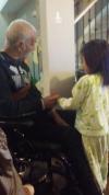 with grand child